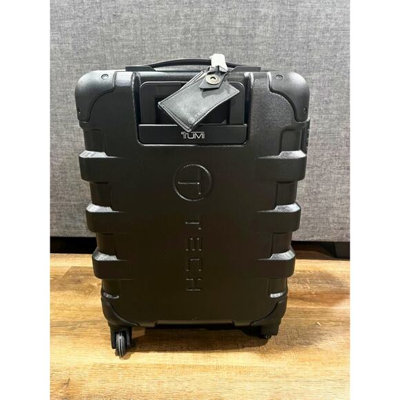TUMI T-Tech International Carry-On Hard Case Luggage Black 4 Wheels Spinner 22” - Picture 5 of 12
